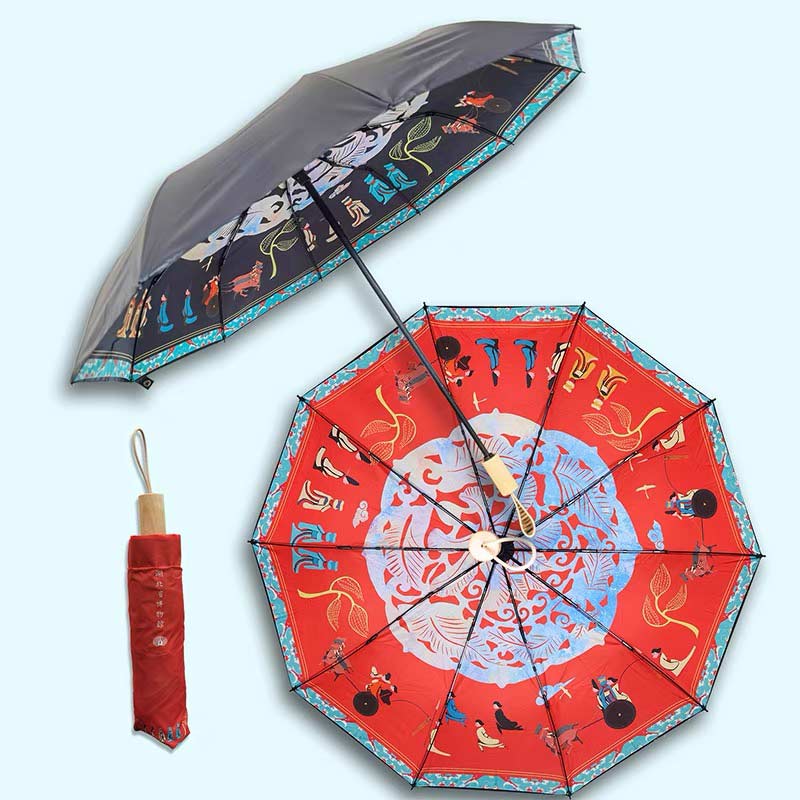 车马出行晴雨伞